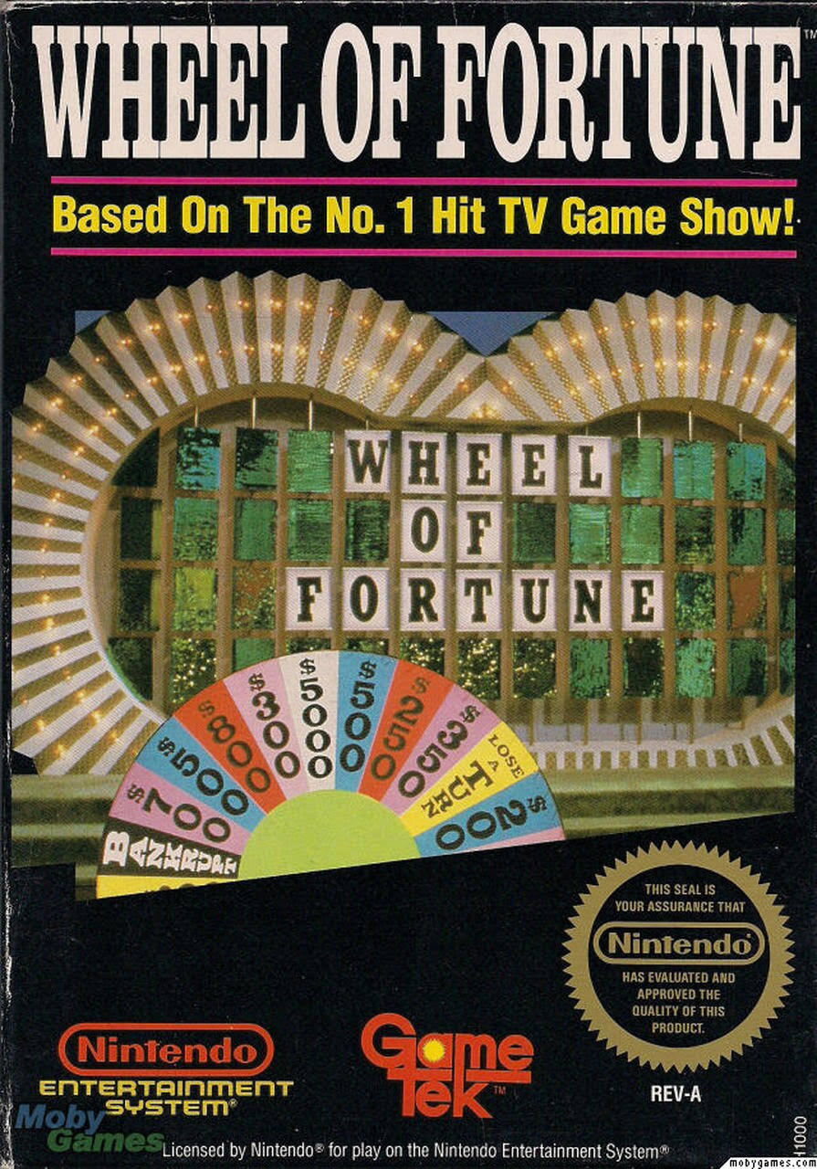 Wheel of Fortune - NES Nintendo