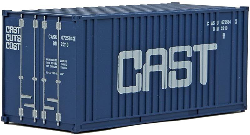 Walthers Flat Panel Shipping Intermodal Container Model Kit - HO Scale, 20'