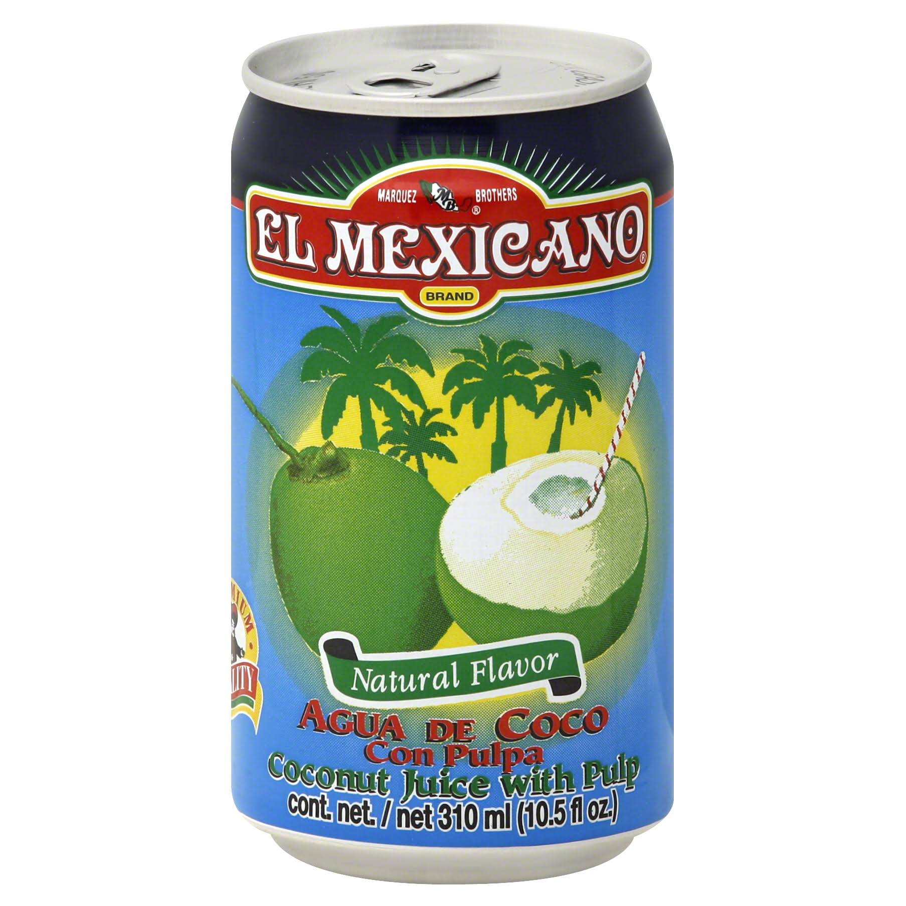 El Mexicano Coconut Juice with Pulp