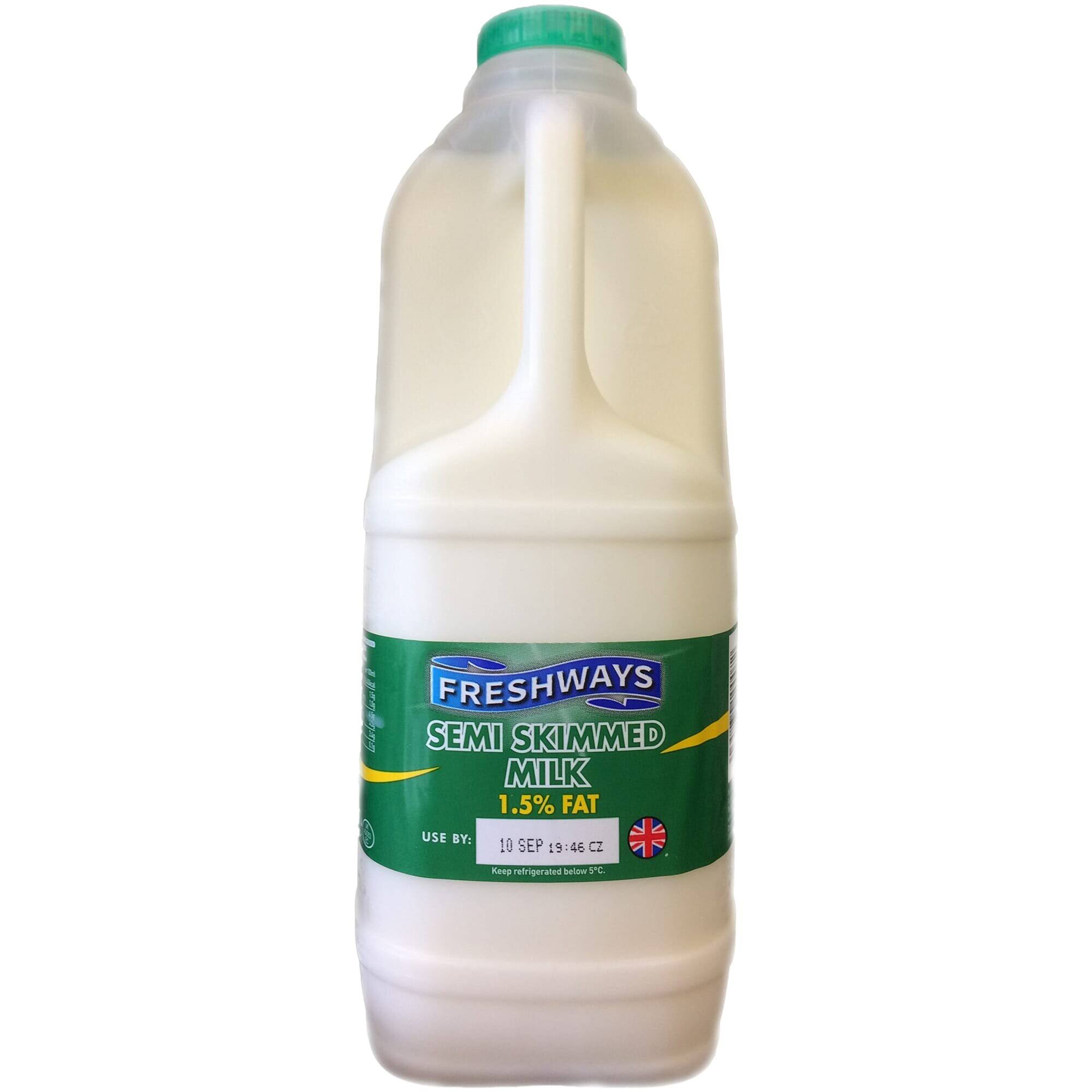 Freshways South East Semi Skimmed Milk - 2L