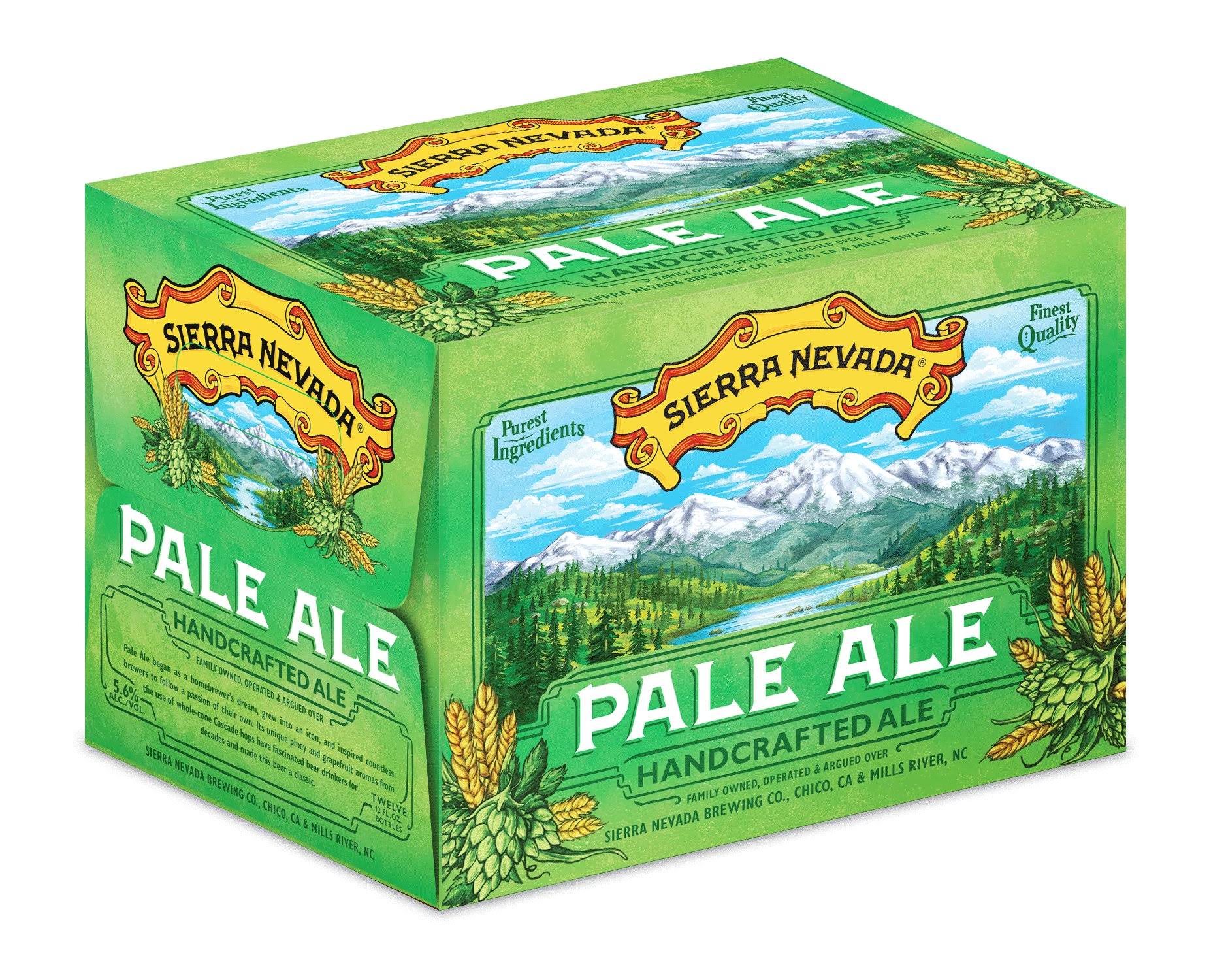 Sierra Nevada Pale Ale Beer - 12 oz, 12 pack