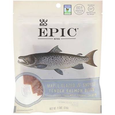 Epic - Tender Salmon Bites Maple Glazed & Smoked - 2.5 oz.