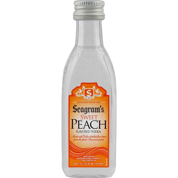 Seagram's Peach Flavoured Vodka - 50ml