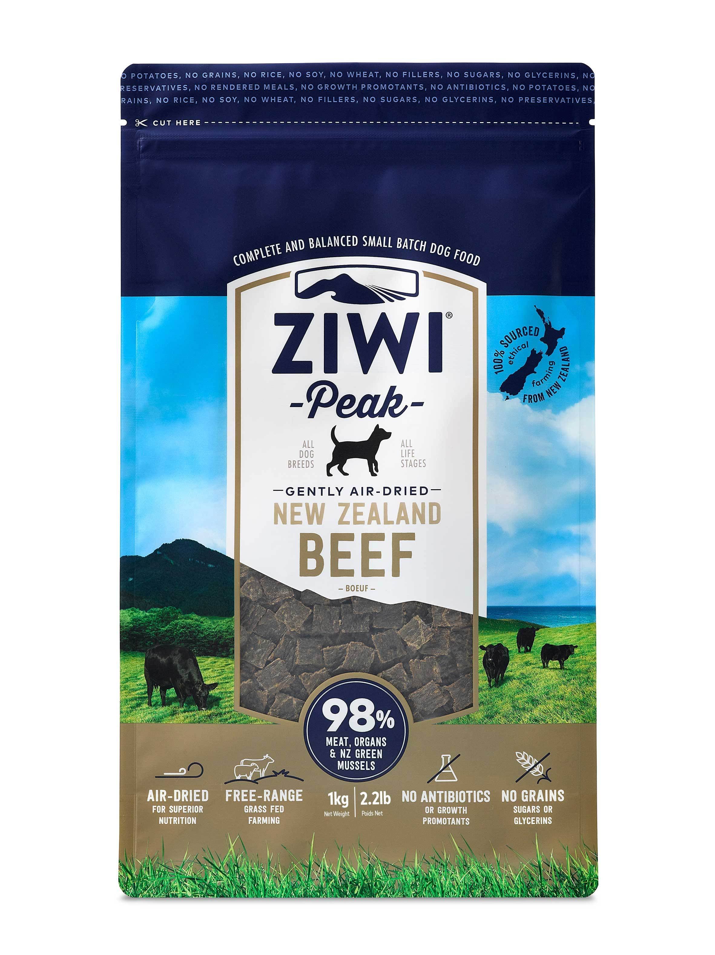 Ziwipeak Air-Dried Dog Food - Beef, 1kg