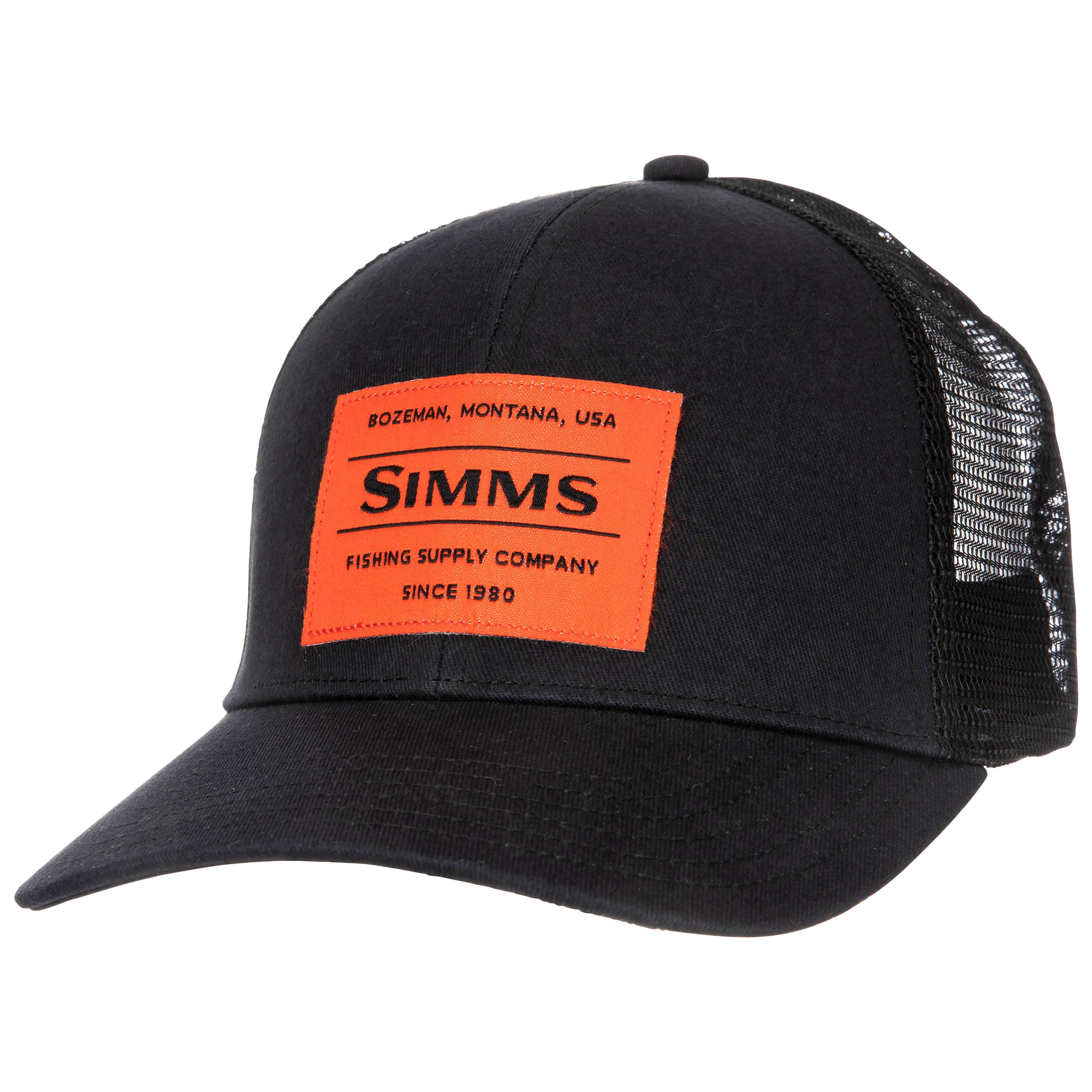 Simms Original Patch Trucker - Black