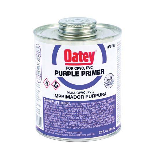 Oatey NSF Listed Primer - Purple, 32oz