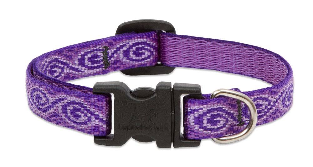 Lupinepet Jelly Roll Adjustable Dog Collar - 1/2" x 8-12"