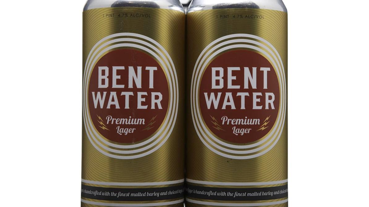 Bent Water Premium Lager Can (16 oz x 4 ct)