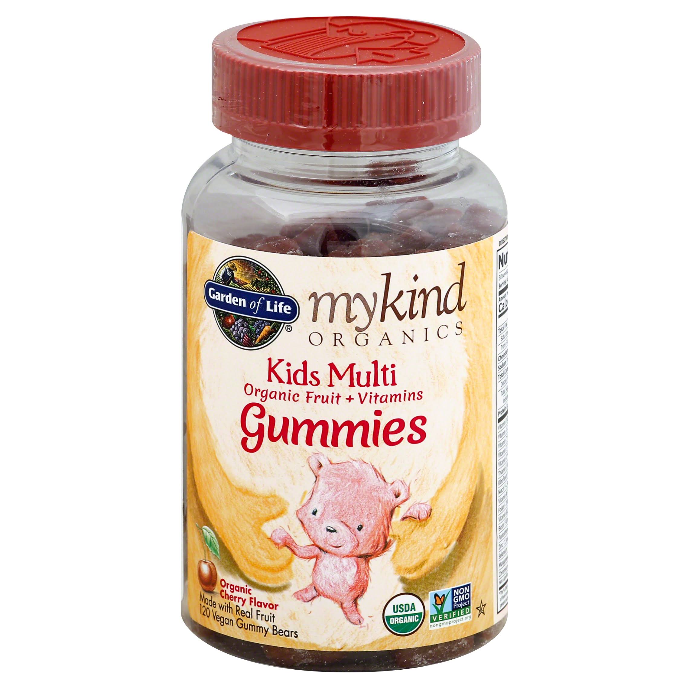 Garden of Life Mykind Organics Kids Multi Gummies Vitamins - Cherry, 120ct