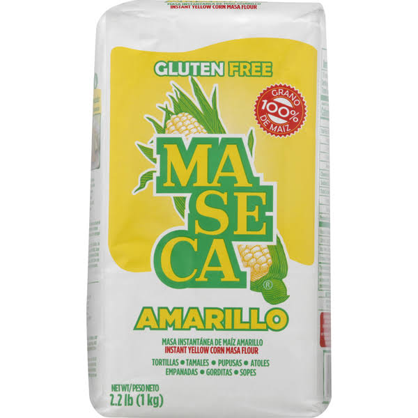 Maseca Gluten Free Instant Yellow Corn Masa Flour - 2.2 lb