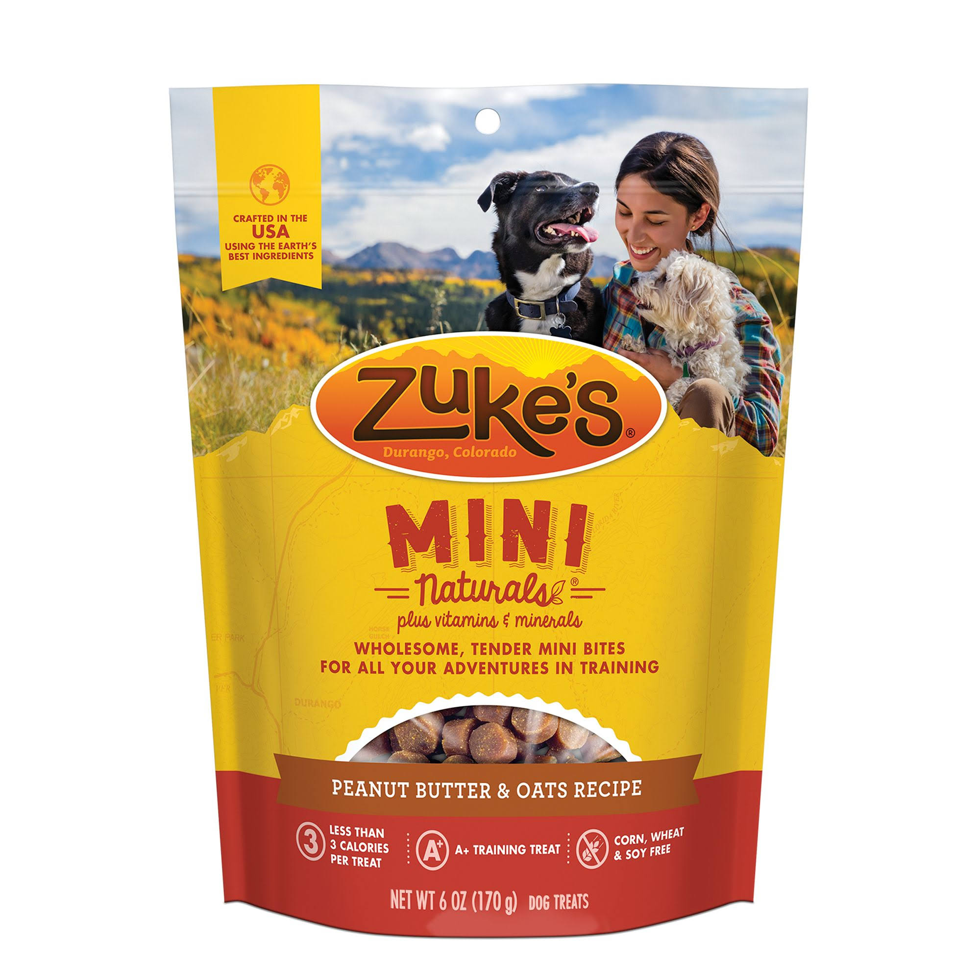 Zuke's Mini Naturals Dog Treats - Peanut Butter Formula