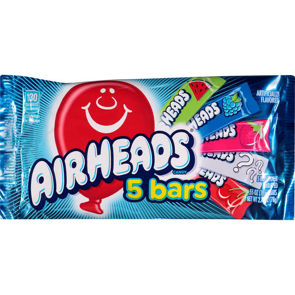 Airheads Candy - 5 pack, 16 g bars