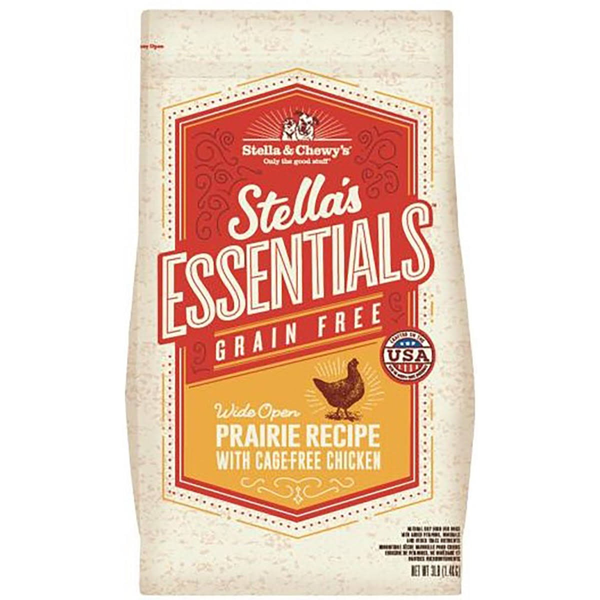 Stella & Chewy's Essentials Grain-Free Cage-Free Chicken & Lentils Recipe Dog Food - 3-Lbs.