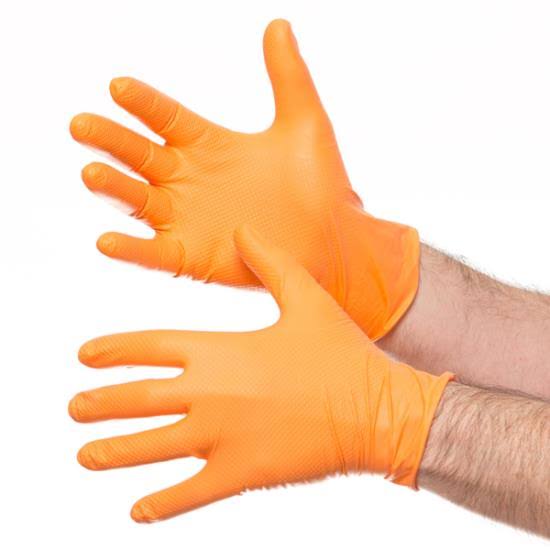 Gripster Skins Orange Gloves (Size 10)