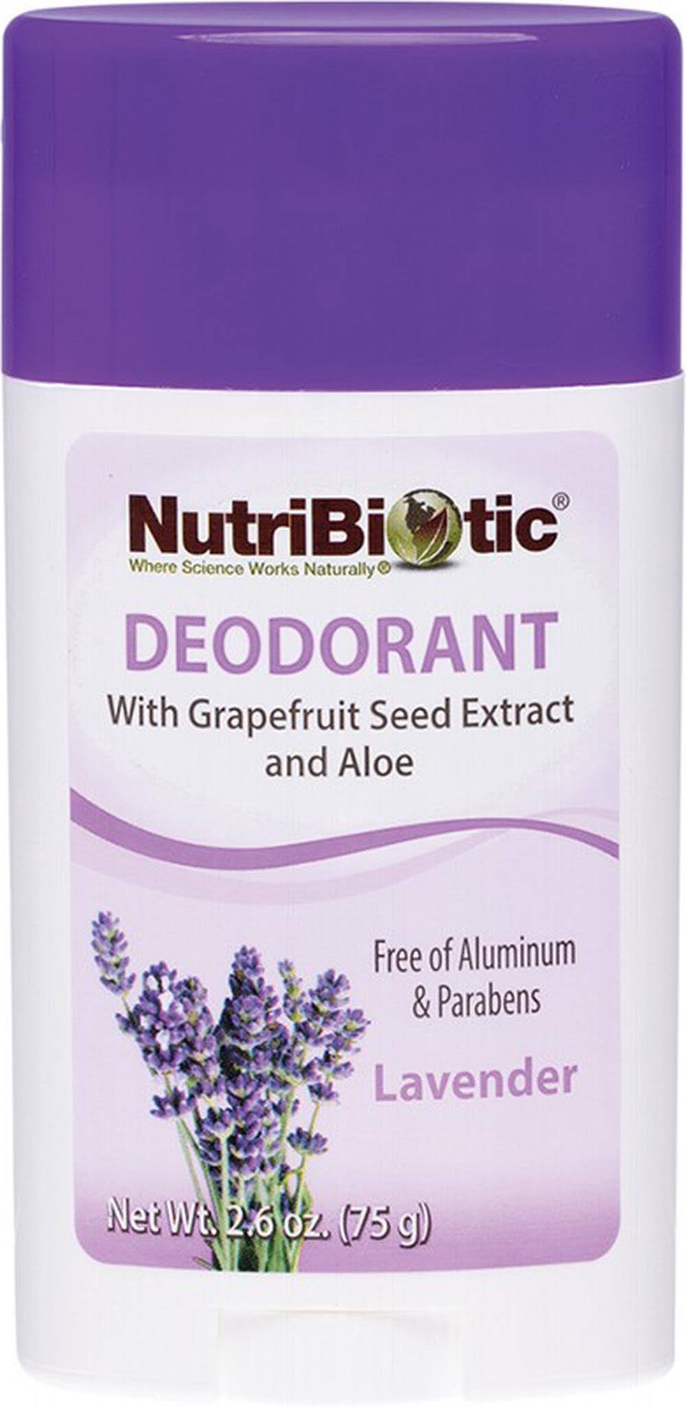 Nutribiotic Deodorant Stick - Lavender, 2.6 oz