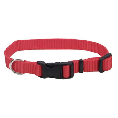 Coastal Pet 06301 A RED12 Adjustable Dog Collar - 5/8", Red