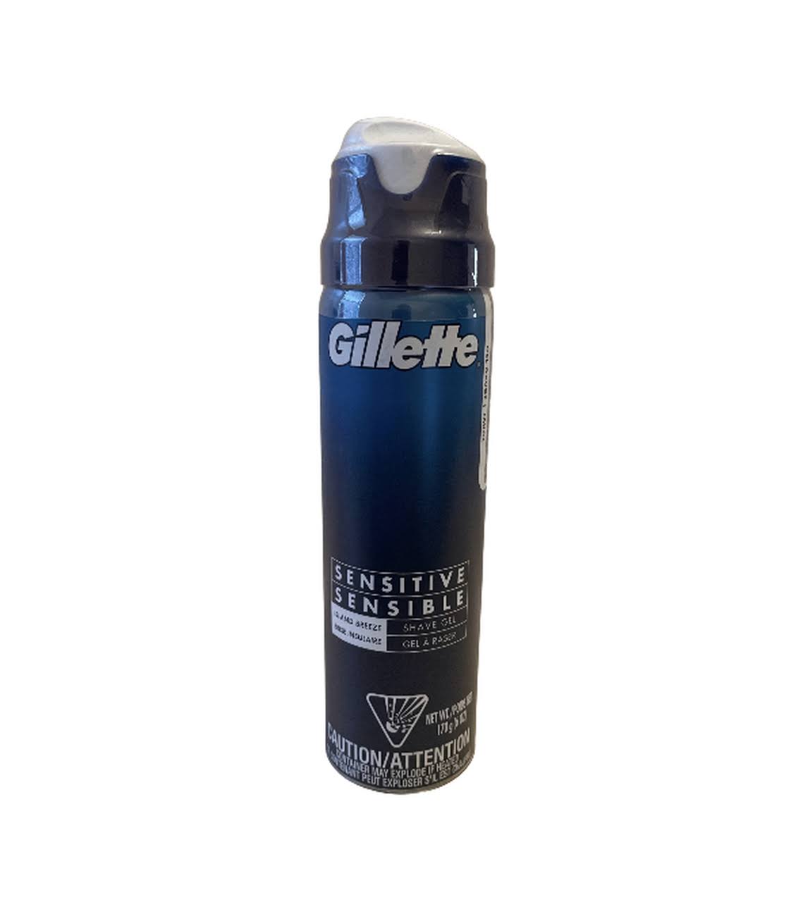 Gillette Sensitive Shave Gel, Island Breeze Scent