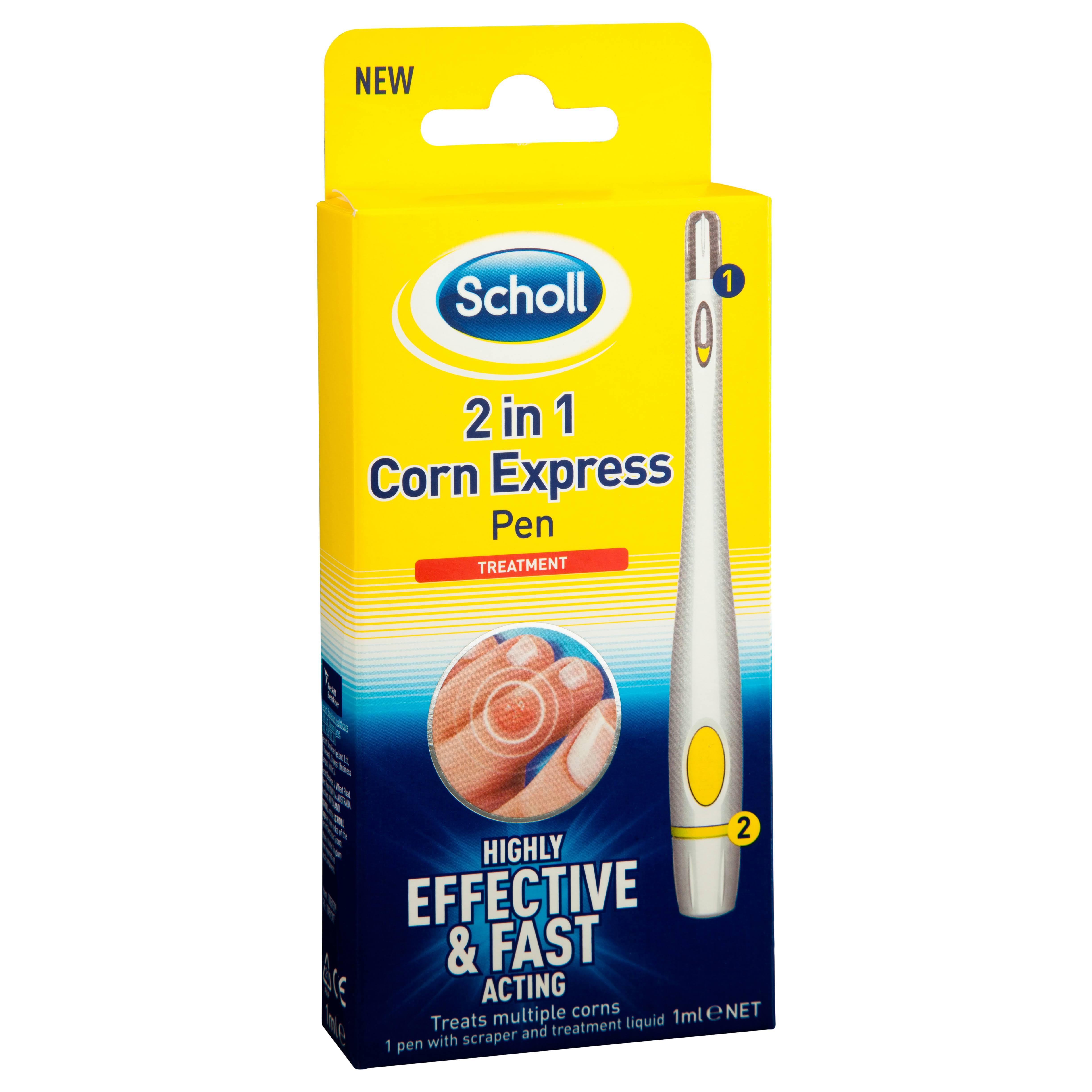 Scholl 2in1 Corn Express Pen Treatment - 1ml