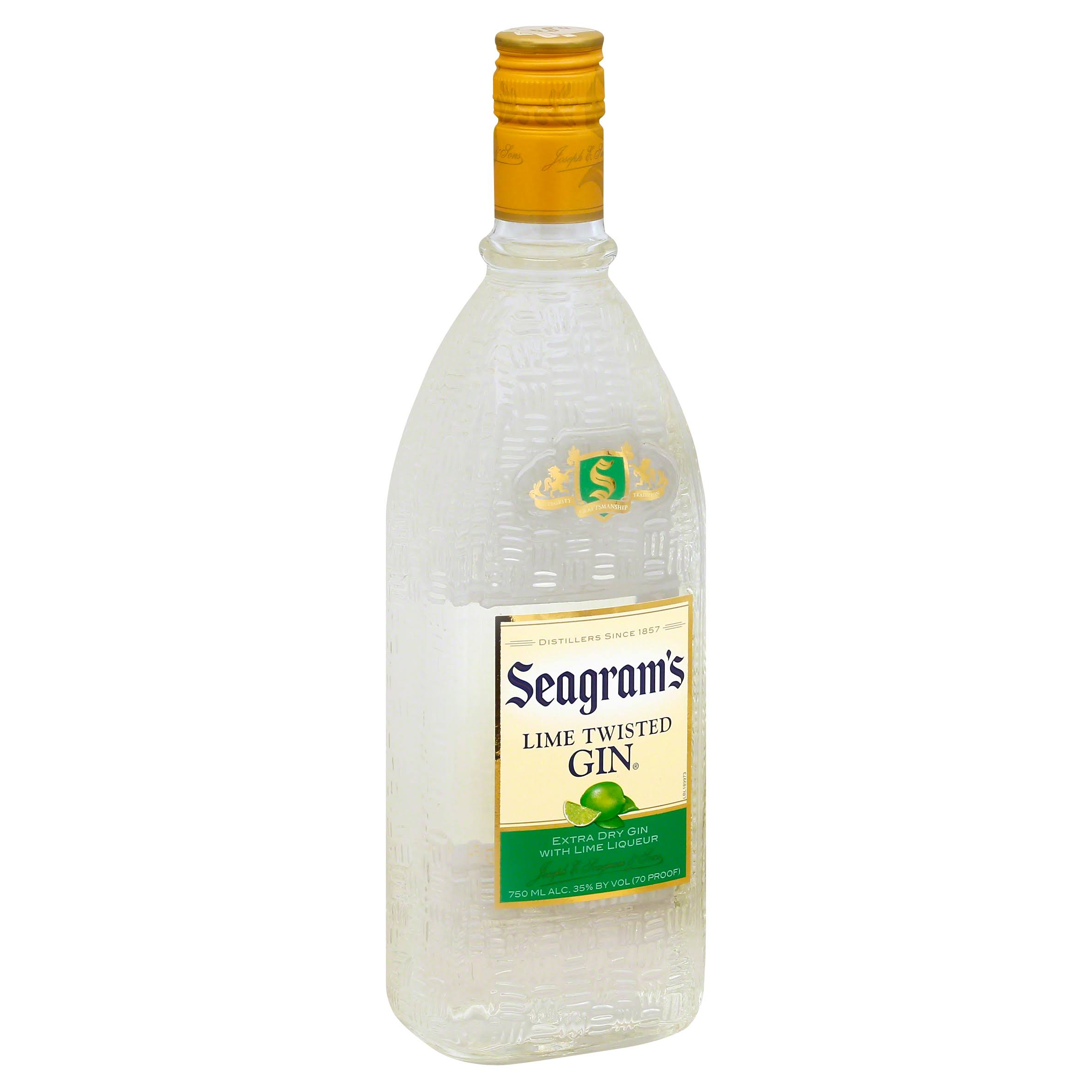 Seagram's Gin - Lime Twisted, 750ml