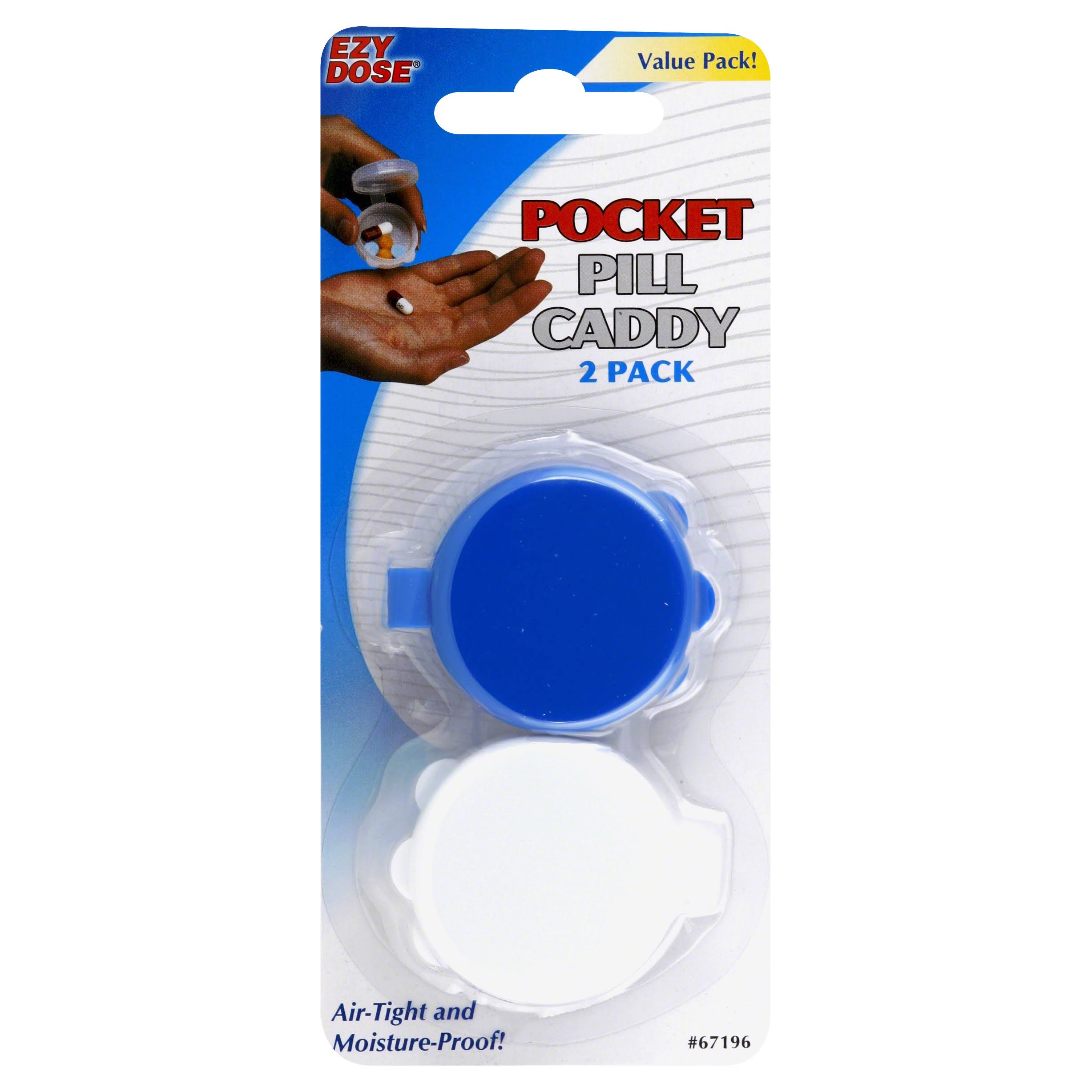 Ezy-Dose Pocket Pill Container - 2pk