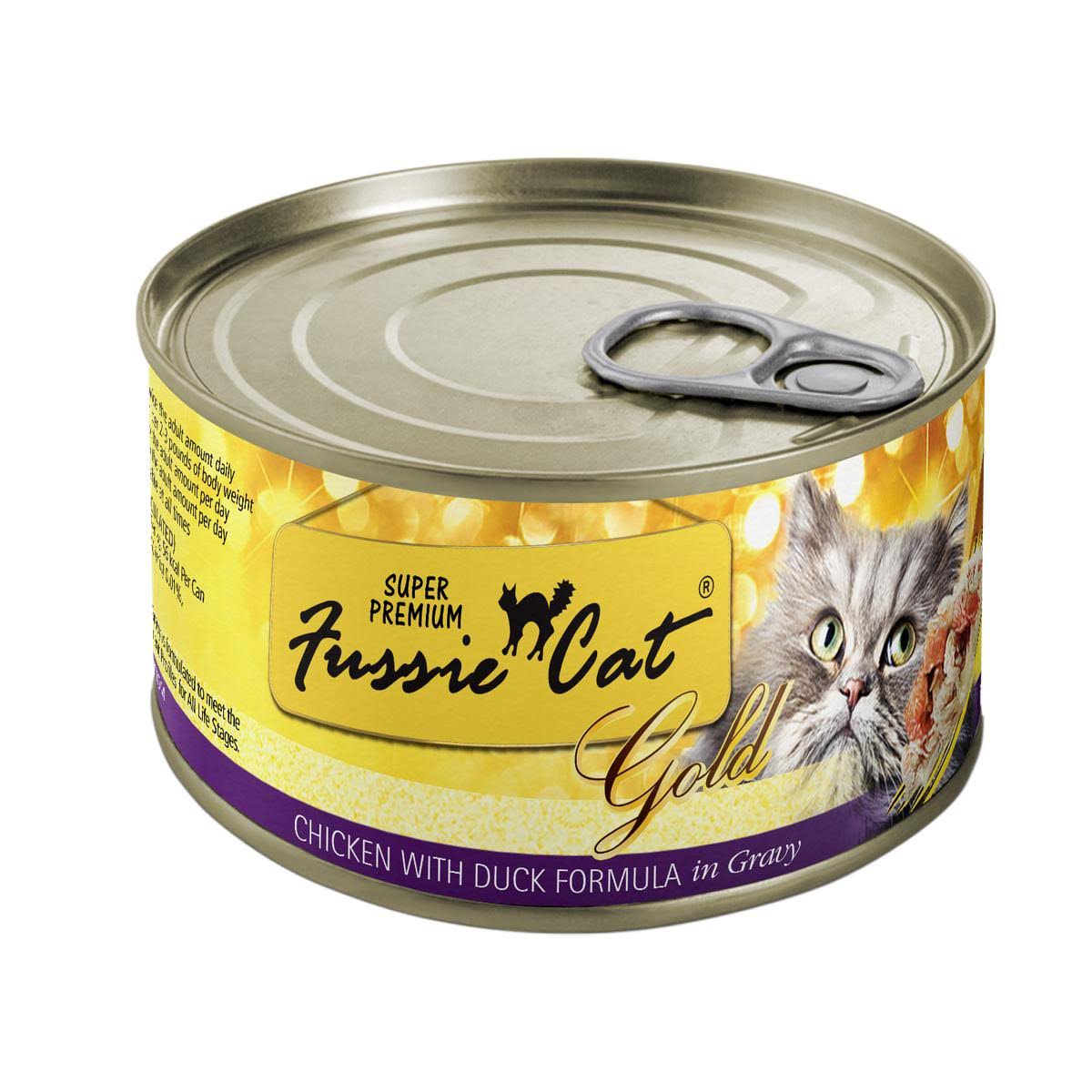 Fussie Cat Premium Chicken with Duck in Gravy Can Cat Food - 5.5 oz