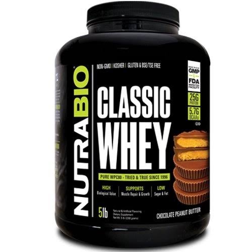NutraBio Labs, Classic Whey Protein, Cookies & Cream, 5 lbs (2268 g)