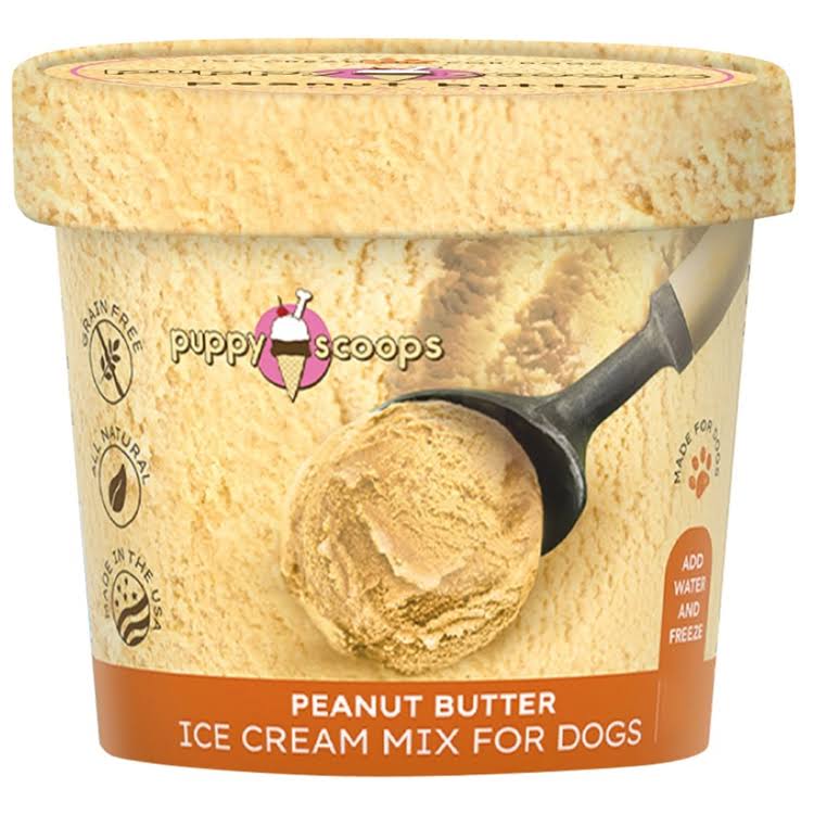 Puppy Cake Puppy Scoops Ice Cream Mix - Peanut Butter
