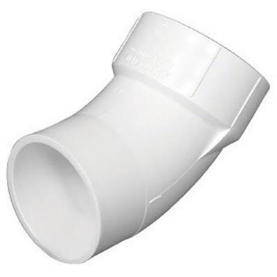 Charlotte Pipe & Foundry Elbow - 45 Degrees, Pvc