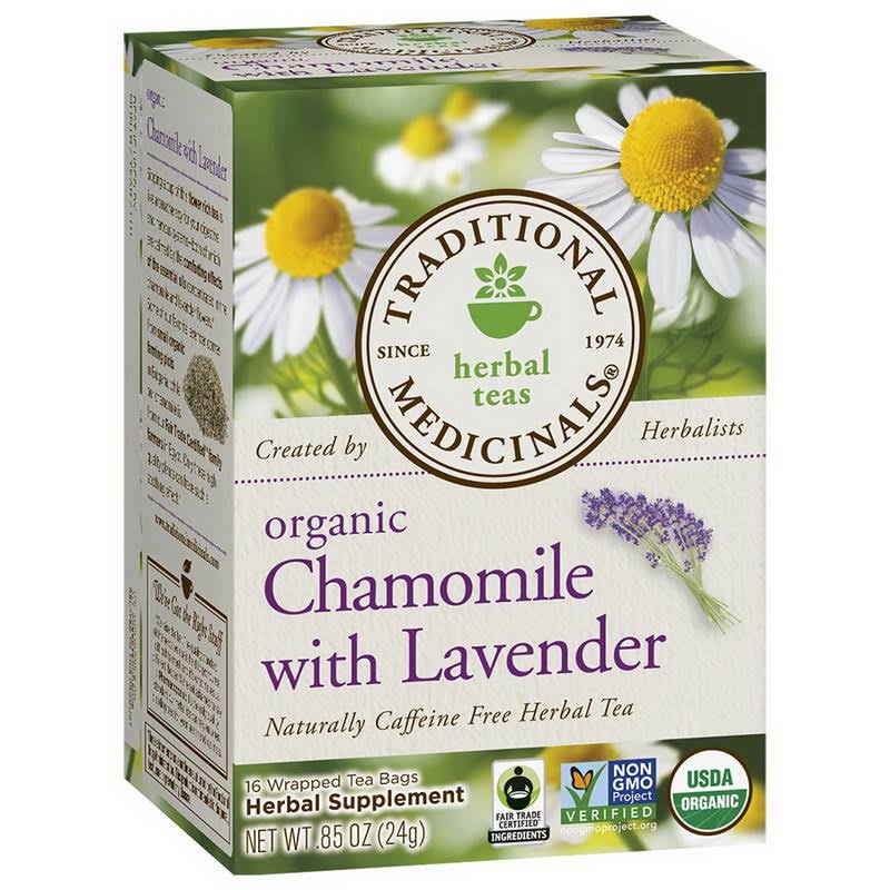 Traditional Medicinals Organic Chamomile with Lavender 16 Tea Bags