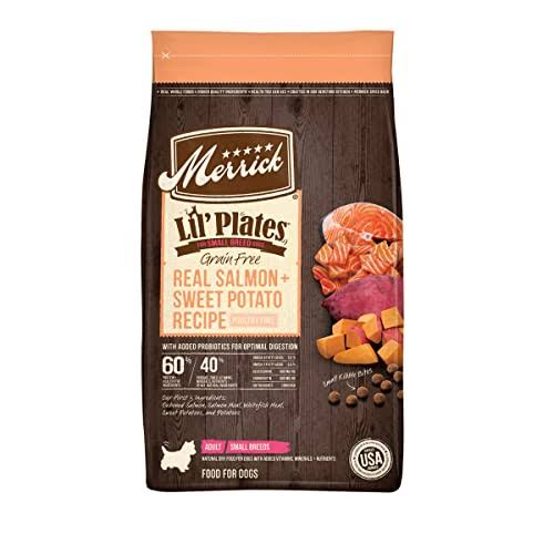 Merrick Lil Plates Grain Real Salmon Sweet Potato Recipe Dog Food - 12lb