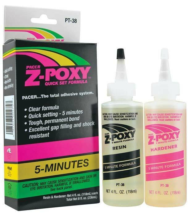 Pacer Z Poxy Quick Set Adhesive - 8oz