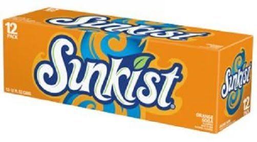 Sunkist Orange Soda - 12 Pack