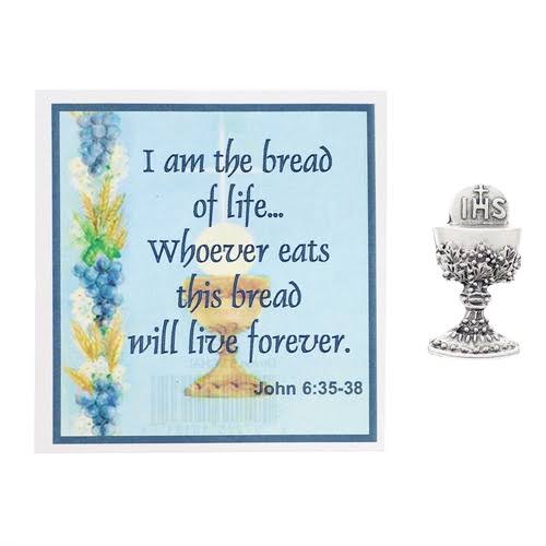 Communion Chalice Prayer Card