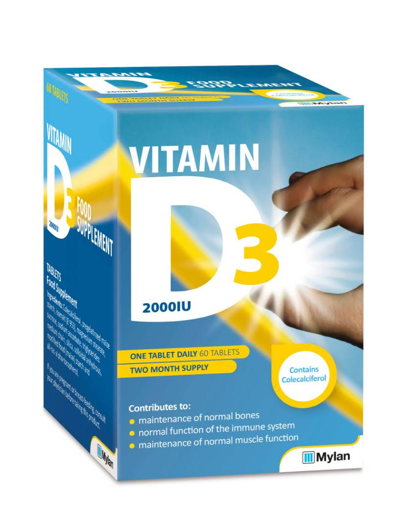 Vitamin D3 2000IU Tablets 60