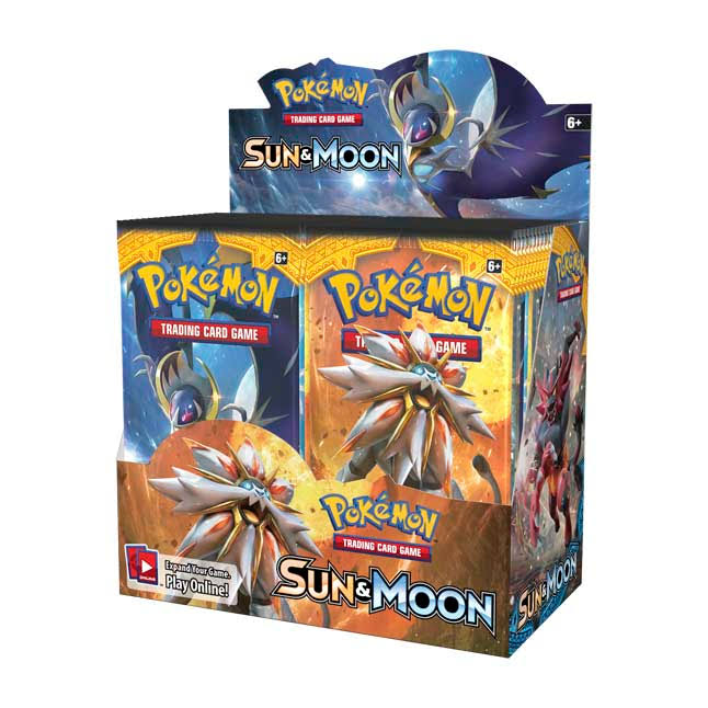 Pokemon Trading Card Game - Sun and Moon Booster Box, 36 Packs of 10 Cards