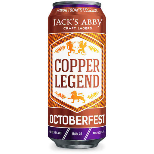 Jack's Abby Copper Legend Octoberfest Lager 6 Pk Cans 12oz