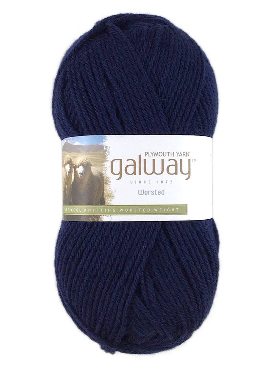 Plymouth Yarn Galway 10 Navy / Worsted