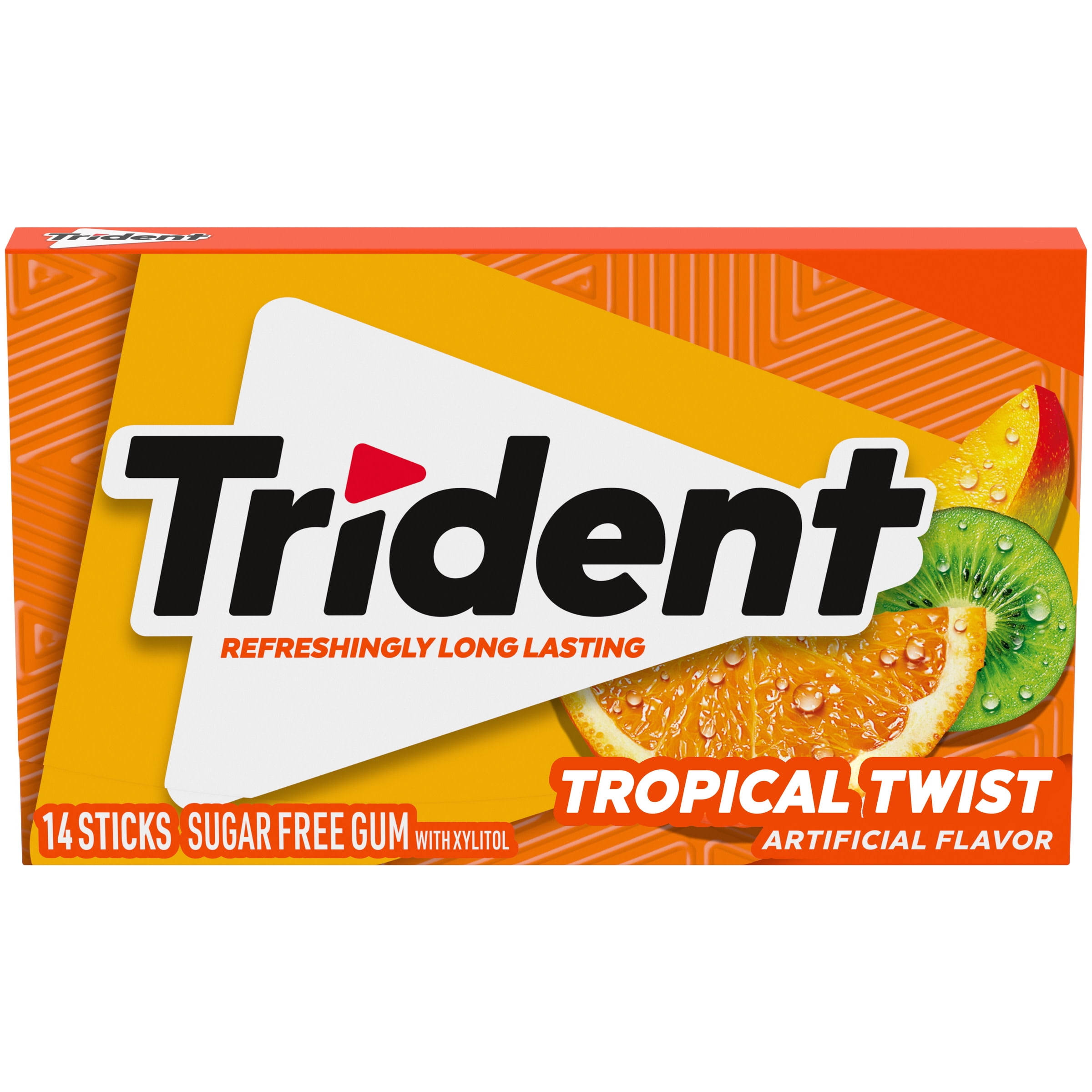 Trident Tropical Twist Sugar-Free Gum - x18
