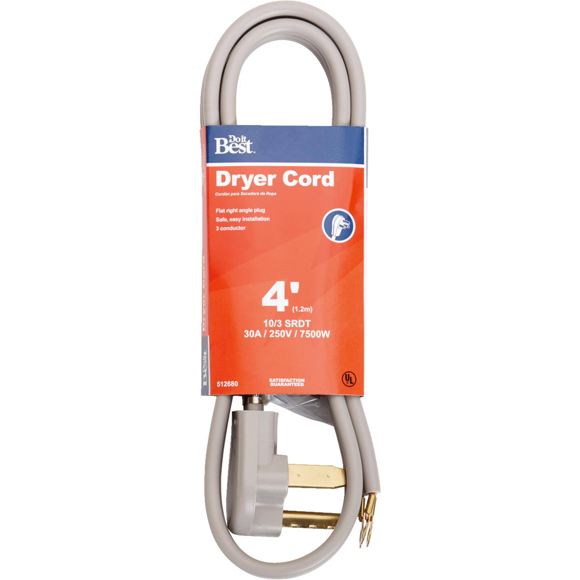 Do it Dryer Cord - 30A, 4'