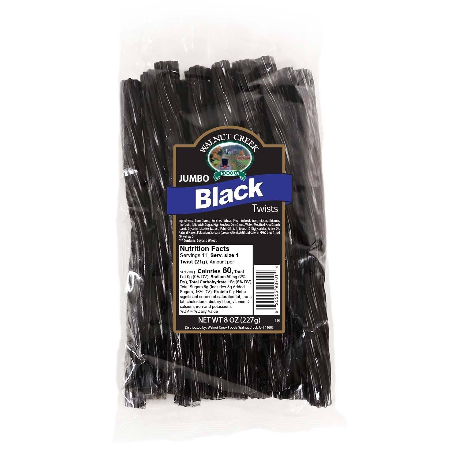 Walnut Creek Black Licorice Twists - 8-oz. Bag