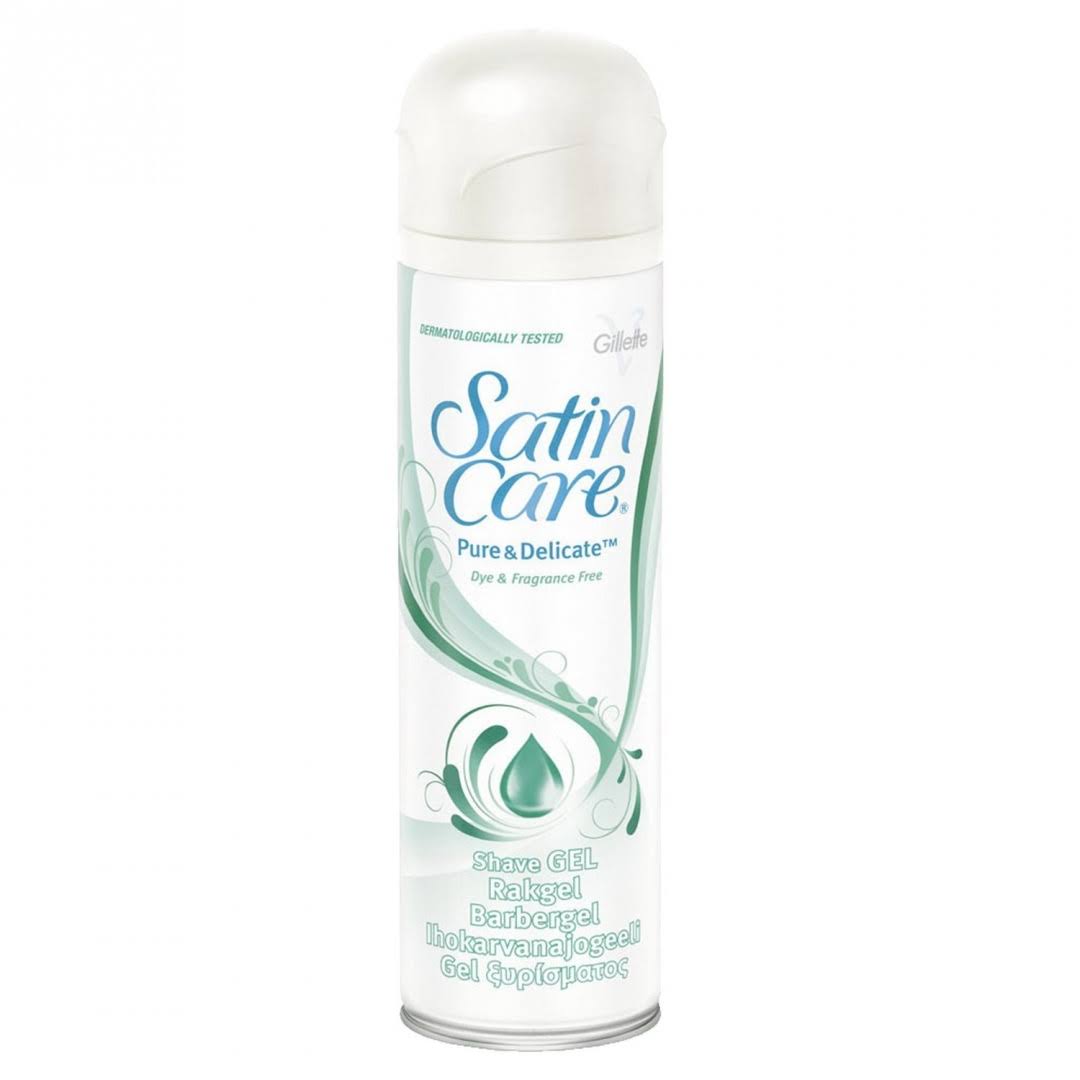 Gillette Satin Care Women's Shaving Gel Pure & Delicate