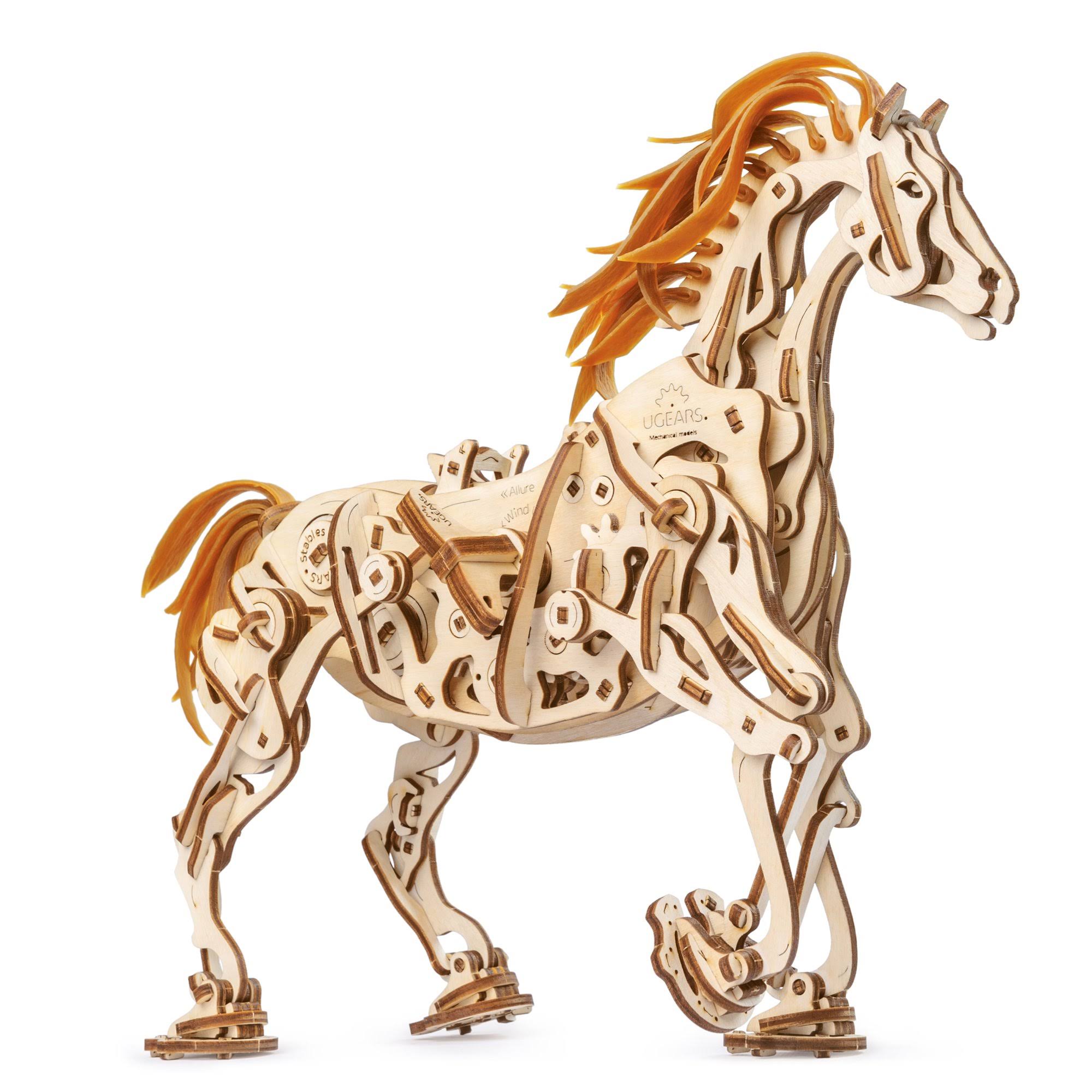 UGears Horse-Mechanoid Wooden 3D Model Kit