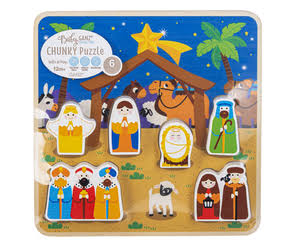 Ganz Nativity Scene 6pc Chunky Puzzle