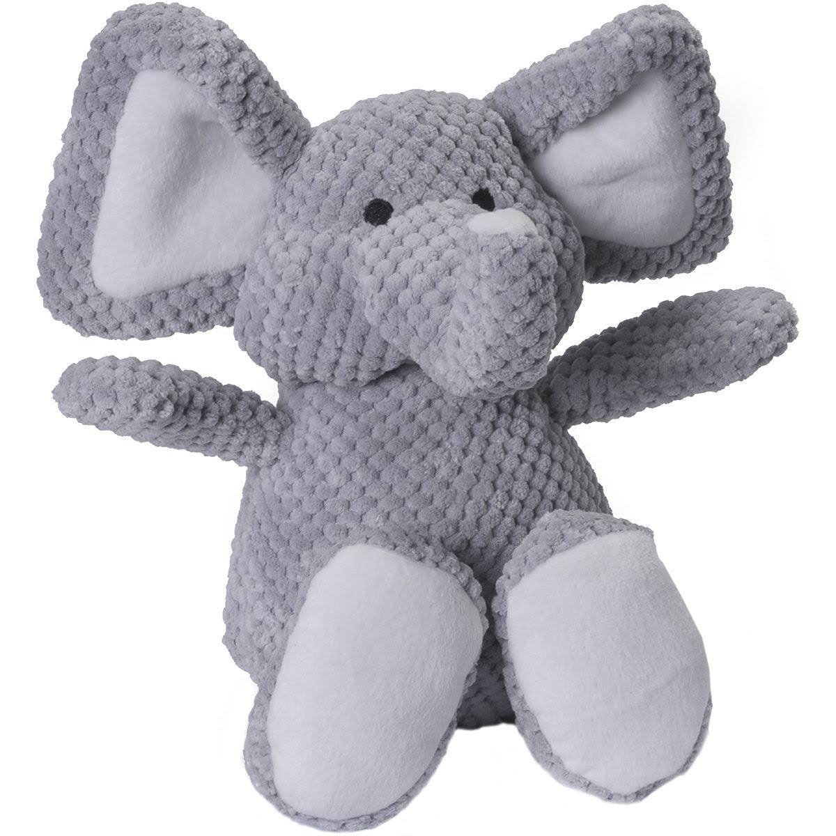 GoDog Checkers Elephant Plush Dog Toys