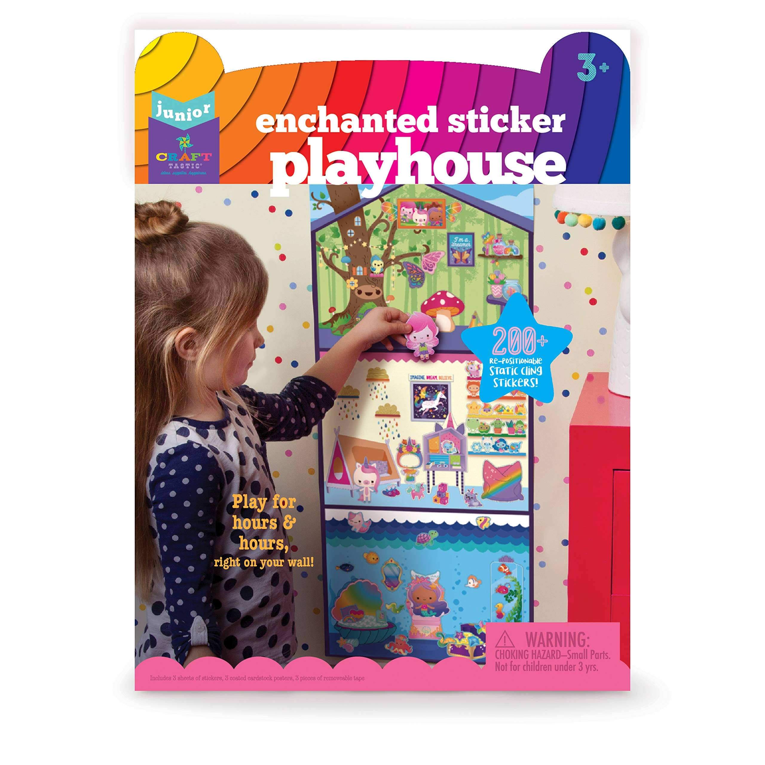 Craft-tastic Jr: Enchanted Sticker Playhouse