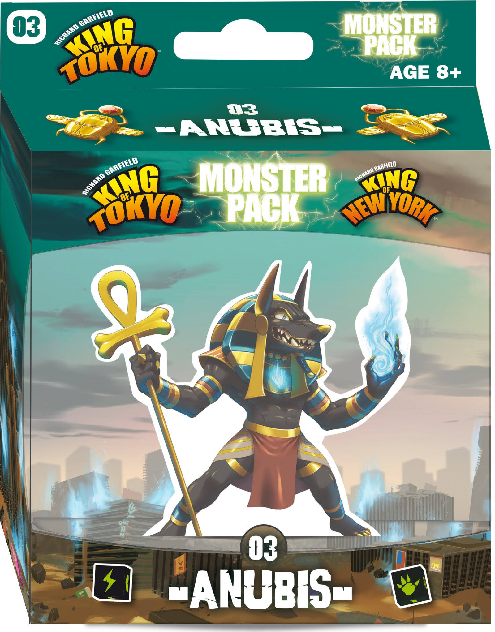 King Of Tokyo Anubis Monster Pack Board Game