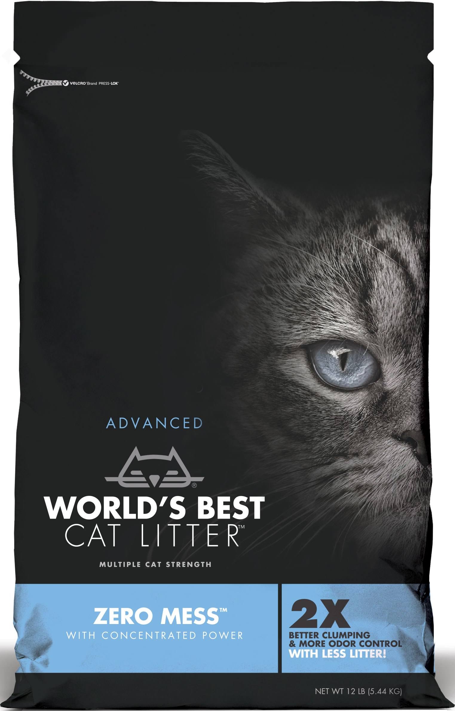 World's Best Cat Litter Advanced Zero-Mess 12 lbs