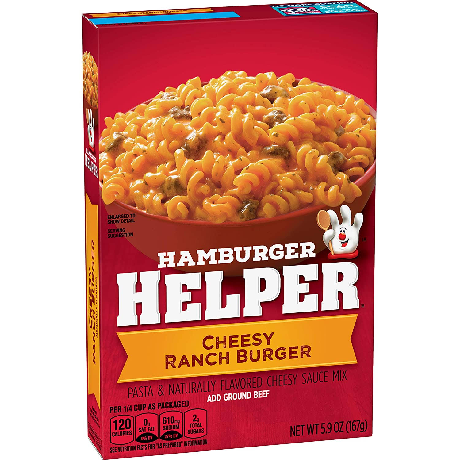 Hamburger Helper Cheesy Ranch Burger Pasta - 5.9oz