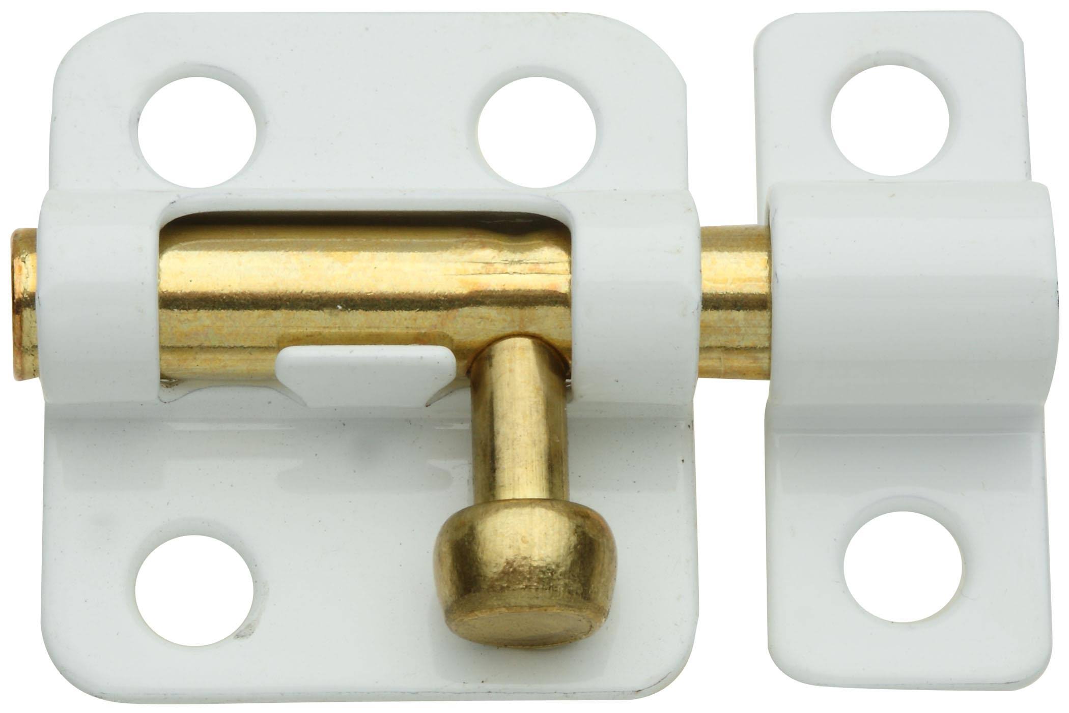 National Hardware N248-492 White Window Bolts - 2in