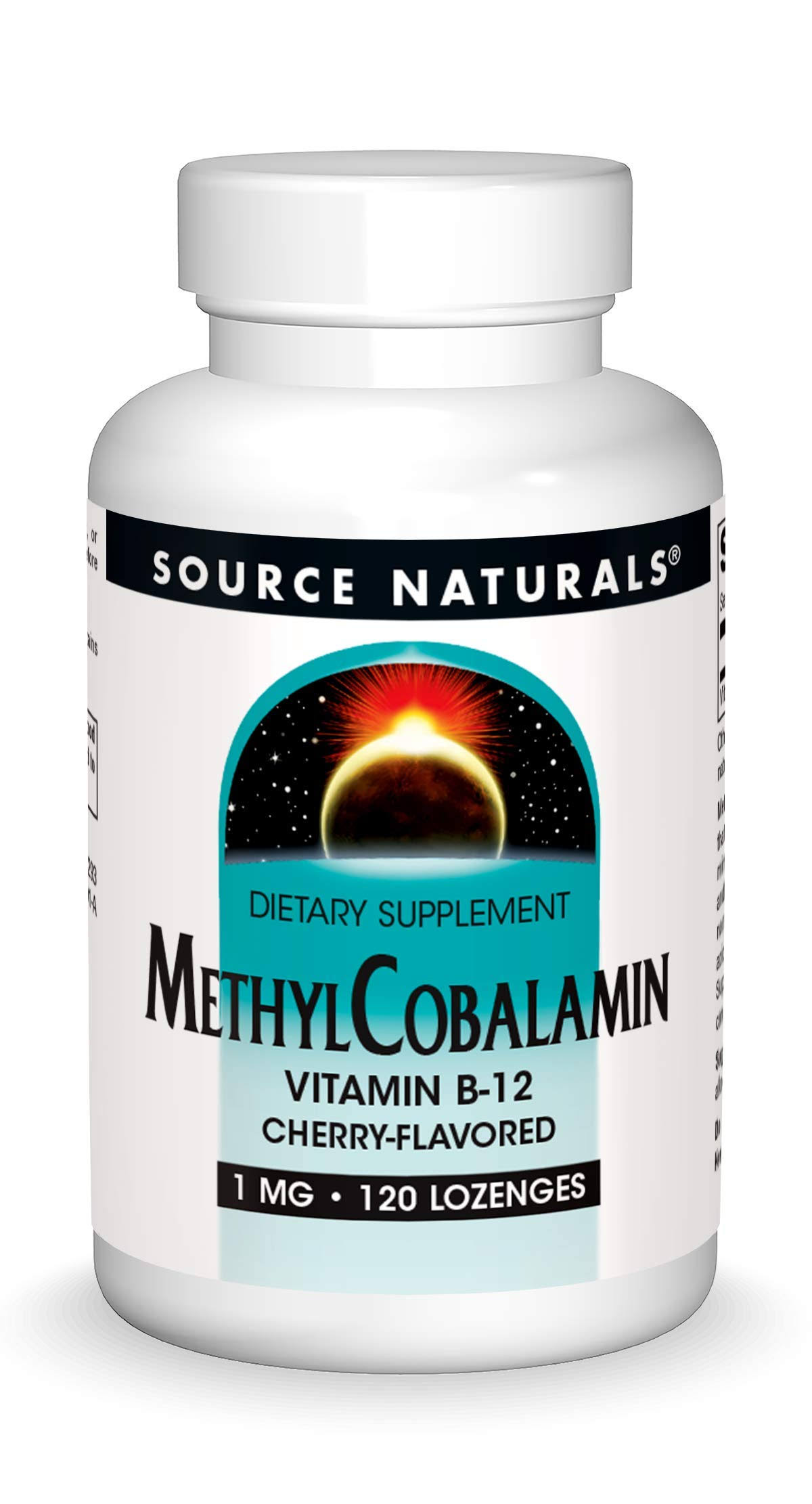 Source Naturals Methylcobalamin Vitamin B-12 - Cherry Flavored Sublingual, 1mg